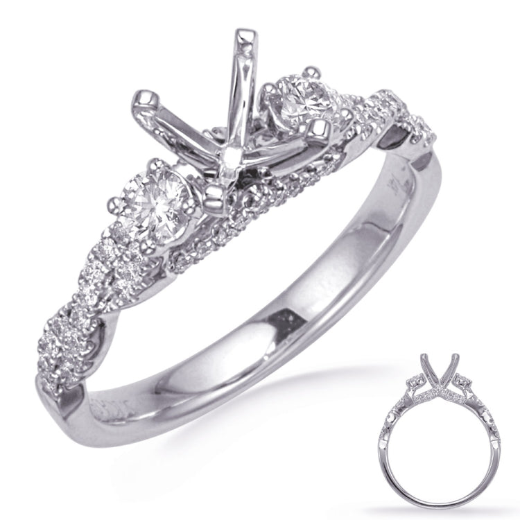 White Gold Engagement Ring