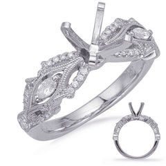 White Gold Engagement Ring