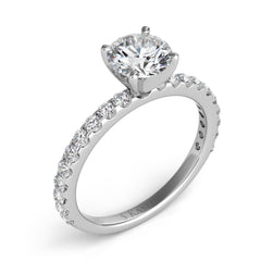 White Gold Engagement Ring