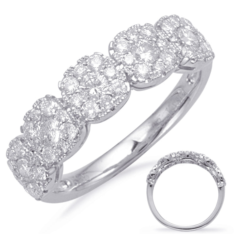 White Gold Diamond Fashion Ring