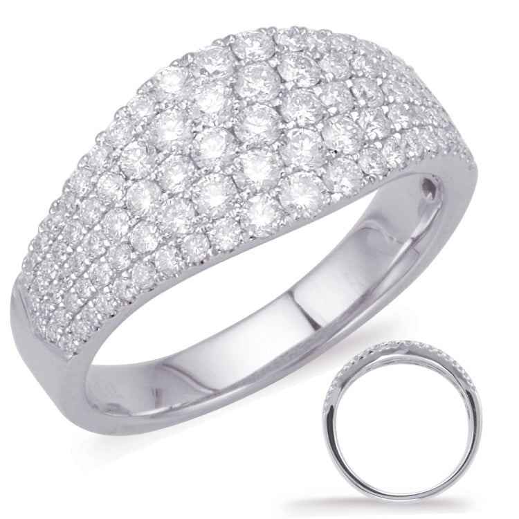White Gold Diamond Fashion Ring