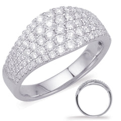 White Gold Diamond Fashion Ring