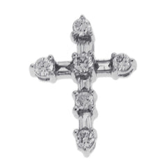 White Gold Cross Pendant