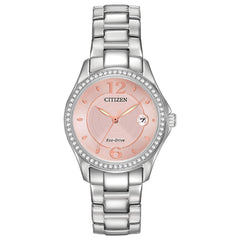 Citizen Eco-Drive Dress/Classic Eco Crystal Eco Ladies Stainless Steel