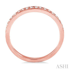 1/6 Ctw Diamond Band in 14K Rose Gold