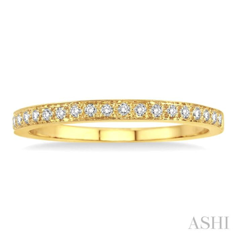 1/6 Ctw Diamond Band in 14K Yellow Gold