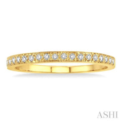 1/6 Ctw Diamond Band in 14K Yellow Gold