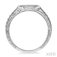 1/5 Ctw Diamond Matching Wedding Band in 14K White Gold