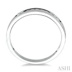 1/10 Ctw Round Cut Diamond Band in 10K White Gold