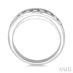 1/2 Ctw Round Diamond Matching Wedding Band in 14K White Gold