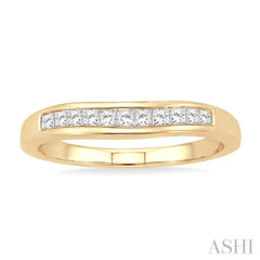 1/4 Ctw Princess Cut Diamond Matching Wedding Band in 14K Yellow Gold