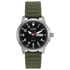 Citizen Eco-Drive Weekender Garrison Mens Stainless Steel