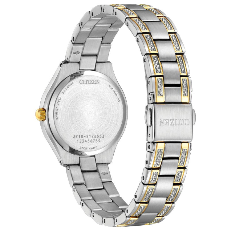 Citizen Eco-Drive Dress/Classic Eco Crystal Eco Ladies Stainless Steel