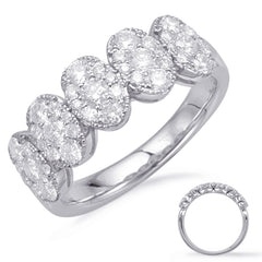 White Gold Diamond Fashion Ring