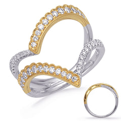 Yellow & White Gold Diamond Fashion Ring