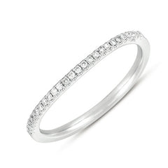 White Gold Matching Band