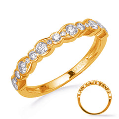 Yellow Gold Diamond Wedding  Band