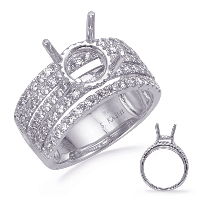 White Gold Engagement Ring