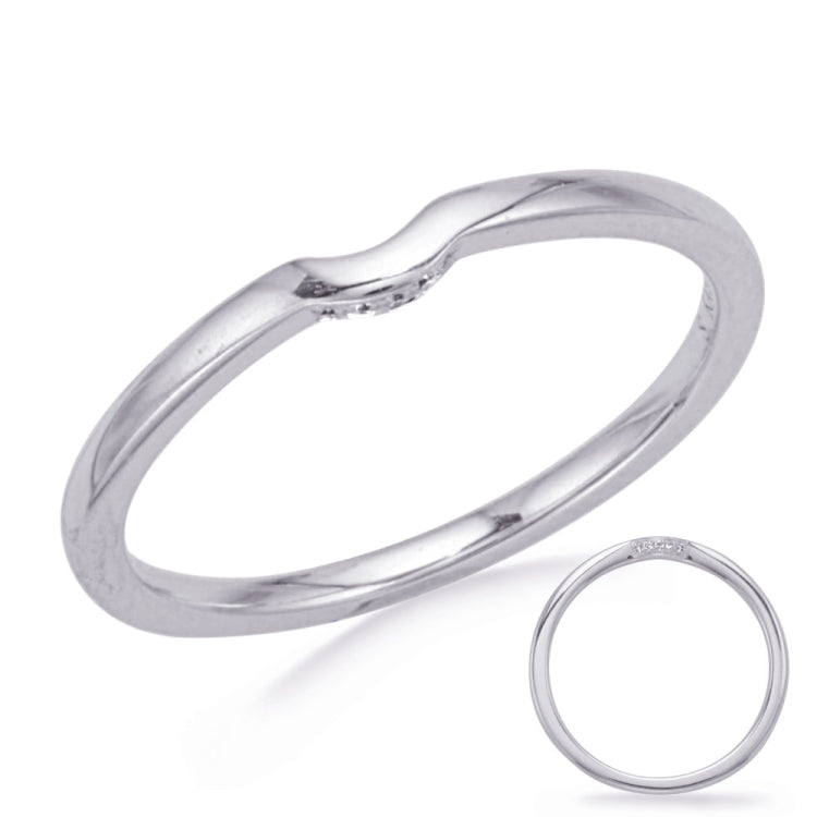 White Gold Wedding Band