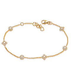 Yellow Gold Diamond Bracelet