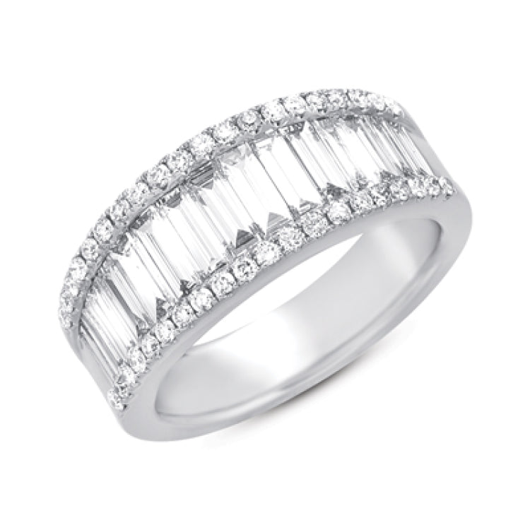 White Gold Diamond Band