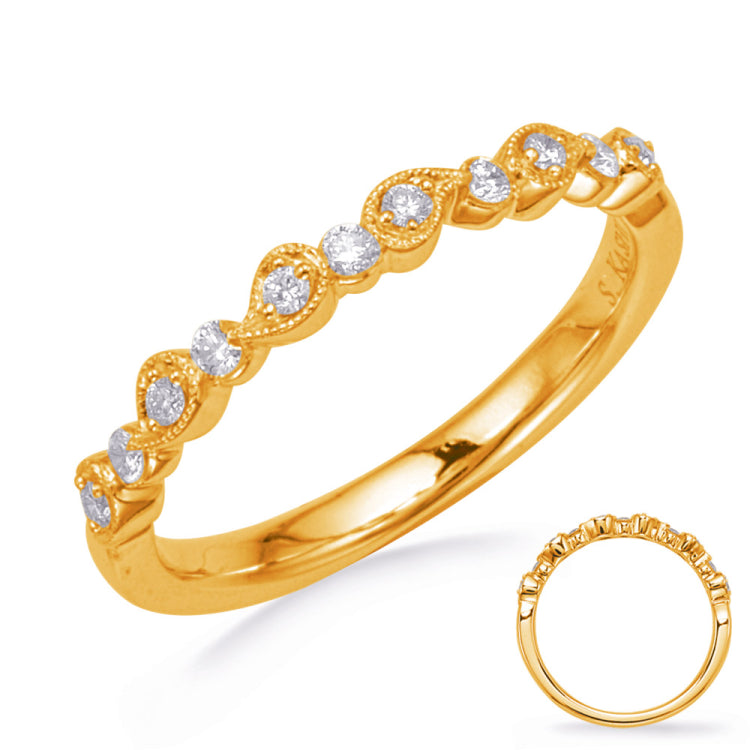 Yellow Gold Diamond Fashion Band