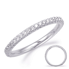 White Gold Wedding Band