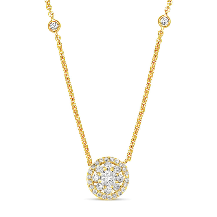 Yellow Gold Diamond Necklace