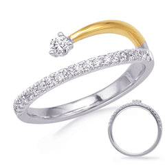 White & Yellow Gold Diamond Ring