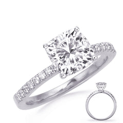 White Gold Engagement Ring.