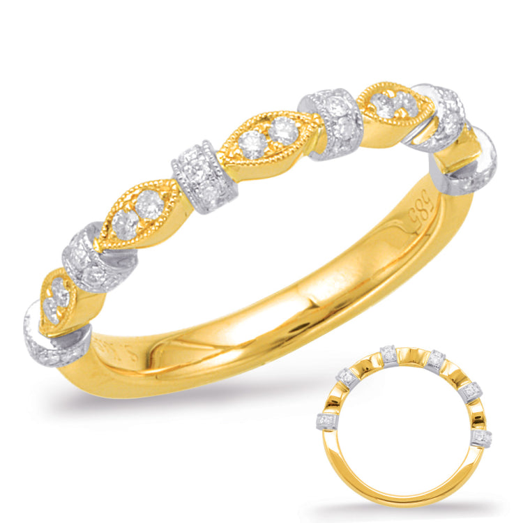 Yellow & White Gold Matching Band