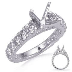 White Gold Diamond Engagement Ring