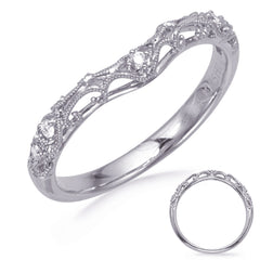 White Gold Wedding Band