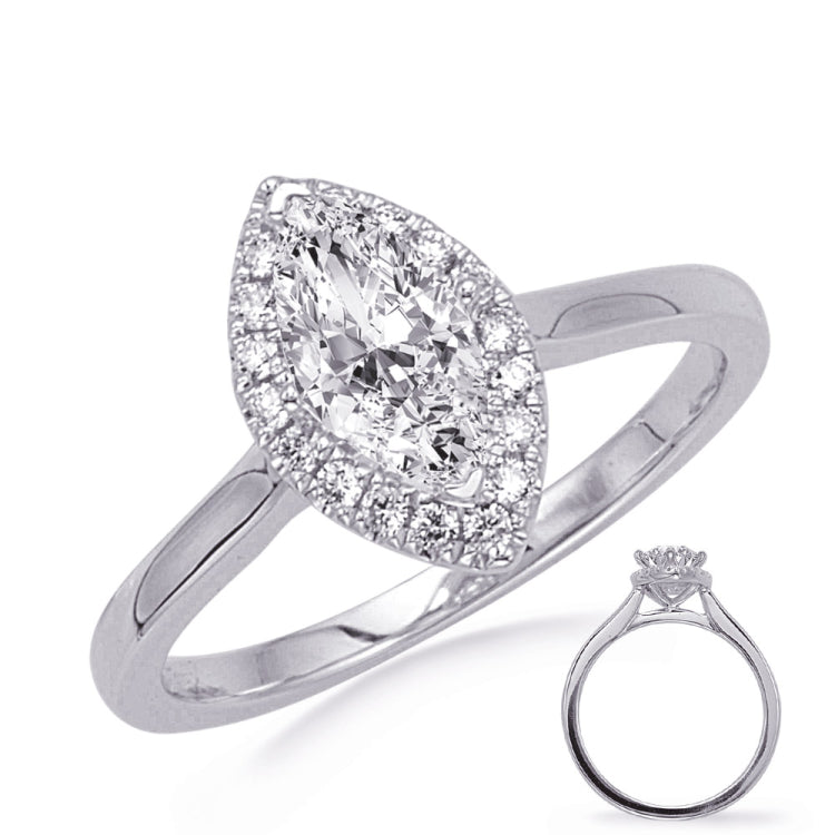 White Gold Engagement Ring