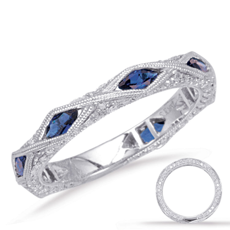 Sapphire & Diamond Band