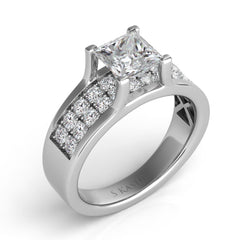 White Gold Engagement Ring