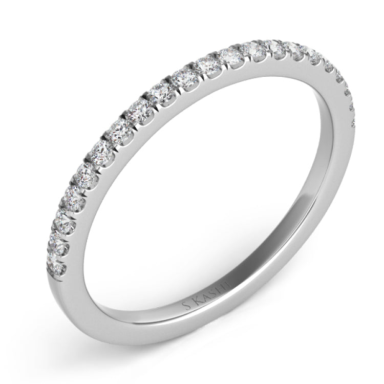 White Gold Pave Matching Band