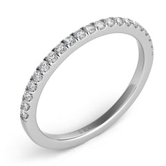 White Gold Pave Matching Band