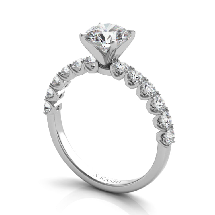 White Gold Engagement Ring