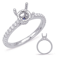 White Gold Engagement Ring