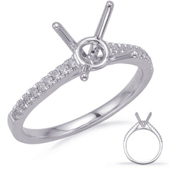 White Gold Engagement Ring