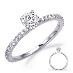 White Gold Engagement Ring