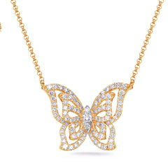 Yellow Gold Diamond Necklace