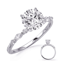 White Gold Engagement Ring