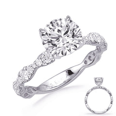 White Gold Engagement Ring