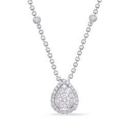 White Gold Diamond Necklace