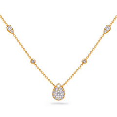 Yellow Gold Diamond Necklace