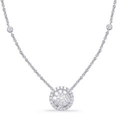 White Gold Diamond Necklace