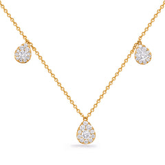 Yellow Gold Diamond Necklace