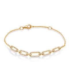 Yellow Gold Diamond Bracelet